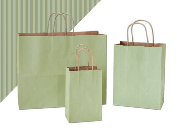 Nashville Wraps - Wholesale Gift Bag - Recycled Shadow Stripe Kraft Paper Retail Shopping Bags12