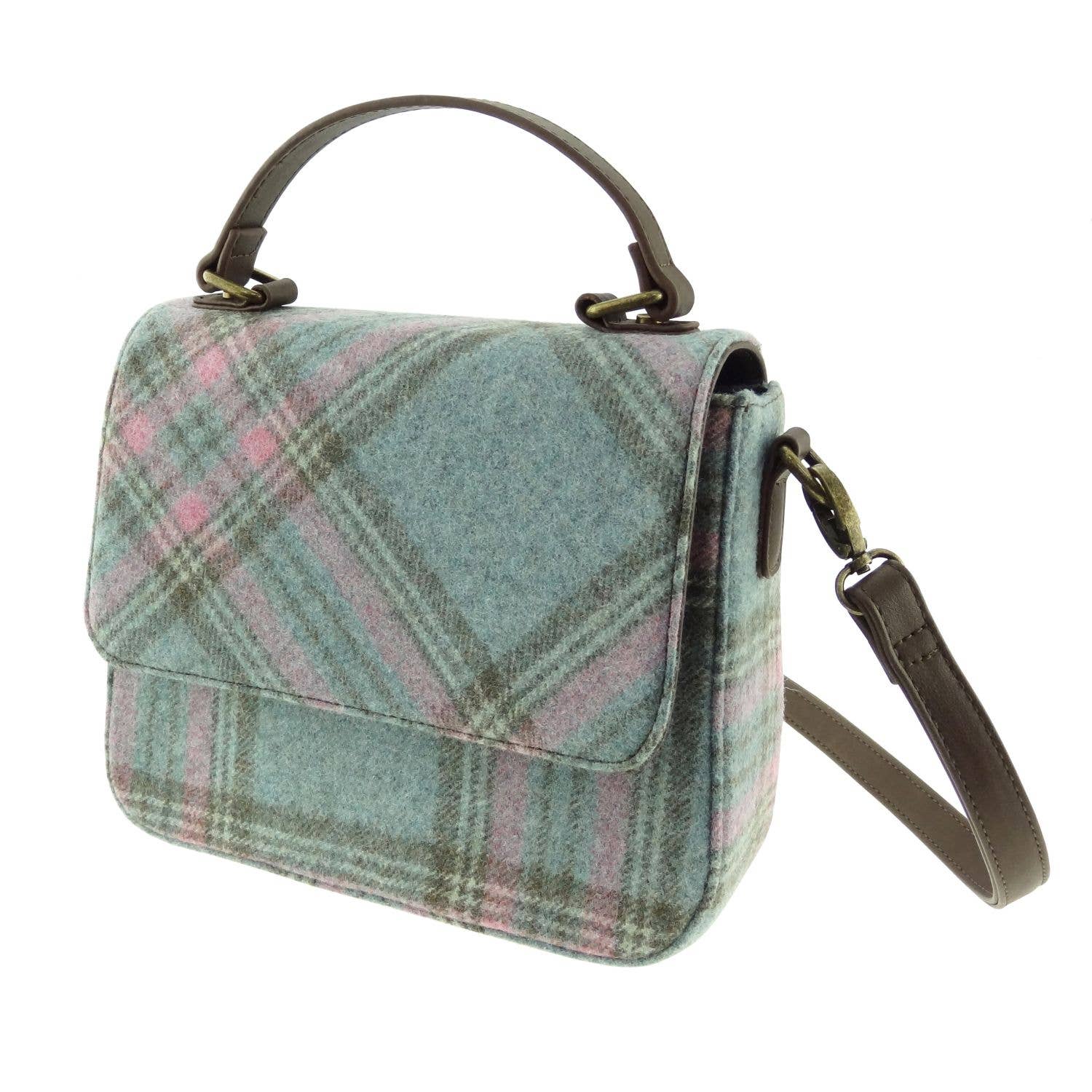 Glen Appin Of Scotland – wholesale Top handle bag – women's – LB7401 'Greta' Square Handbag3