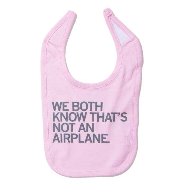 Not An Airplane Bavoir - Rose pour la vente par RAYGUN