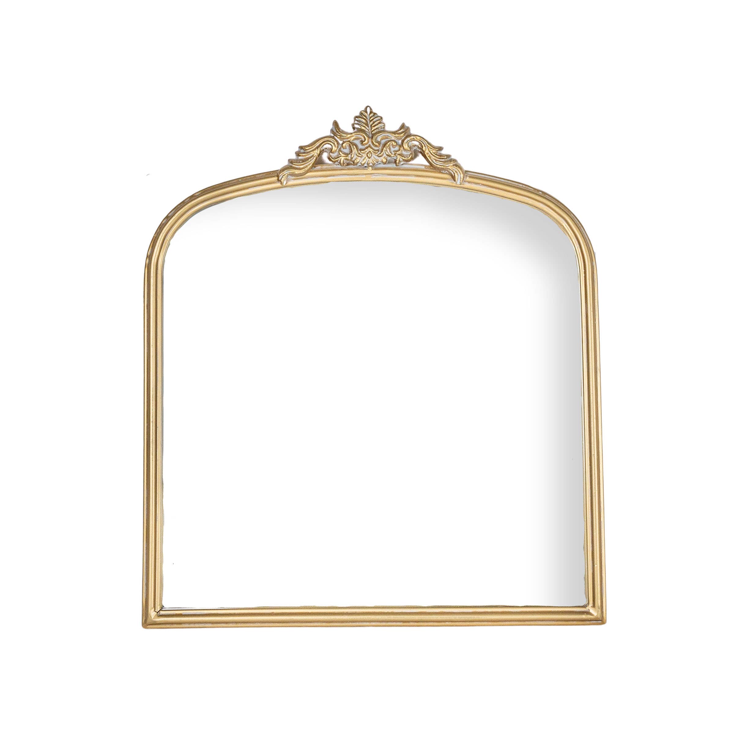 Foreside Home & Garden - Wholesale Wall Mirror - Aria Antique Vintage Brass Wall Mirror Metal1