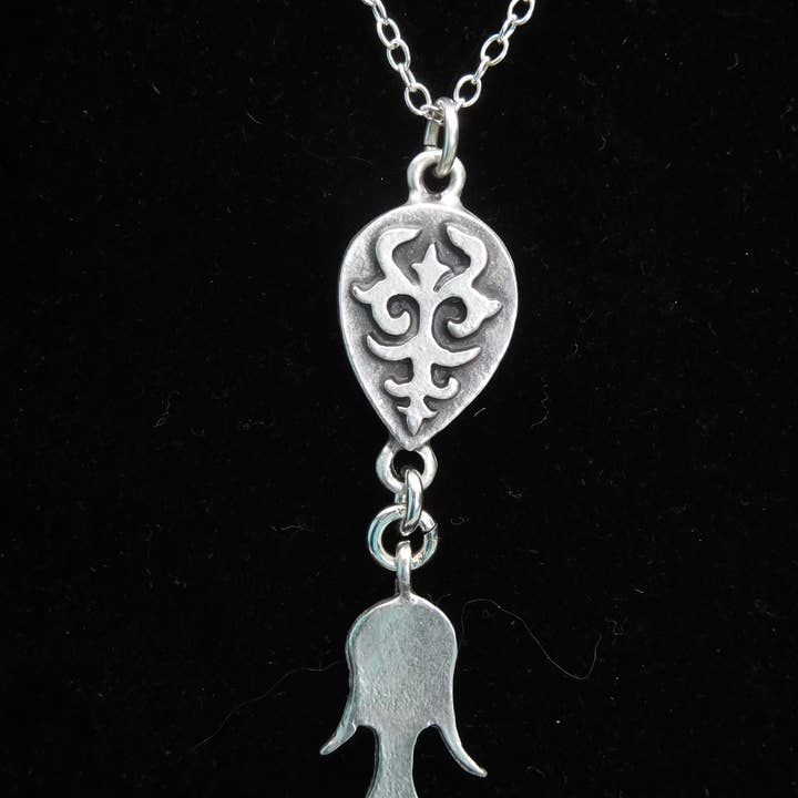 Art & Soul 30a - Wholesale Pendant/Charm Necklace - Teardrop Necklace with Lotus Charm Customize Beach or City 2