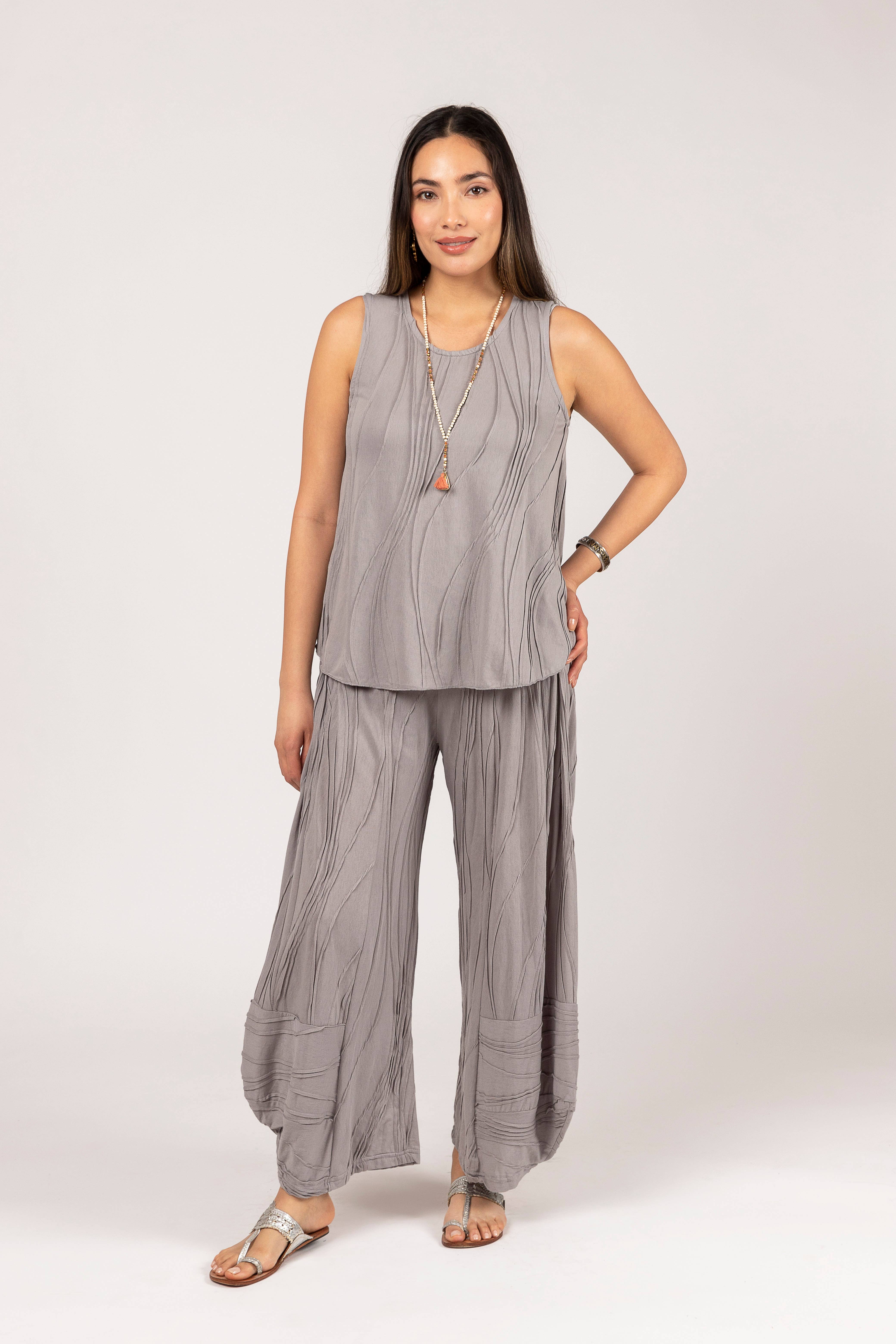 Windhorse Trading Inc - Wholesale Tank Top - Women's - Stitch Cotton Tank Top. WN21056