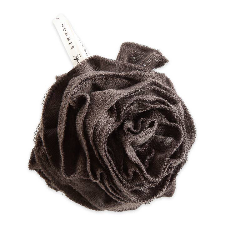 Bamboo Charcoal Pouf for wholesale by European Soaps