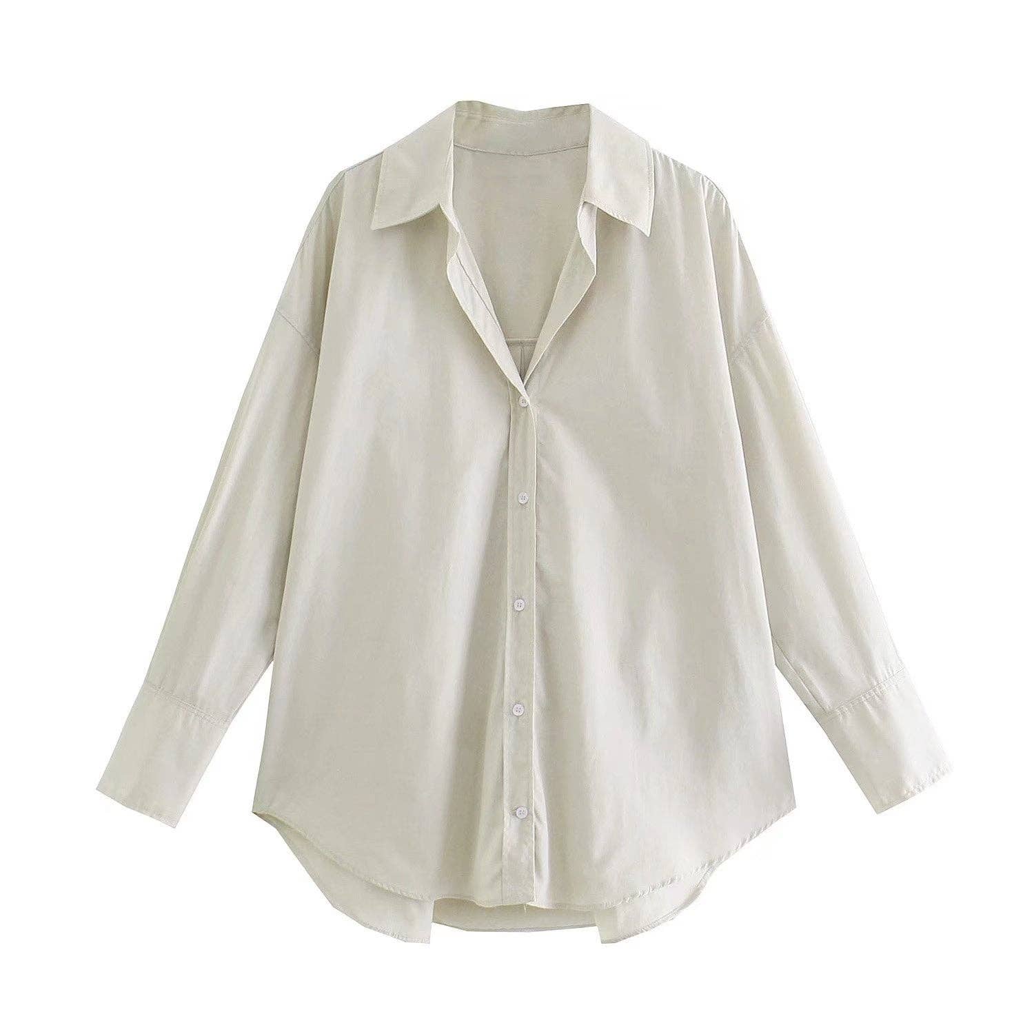 Marayn - Wholesale Button Down Shirt - Women's - European Summer Womens City Chic Poplin Shirt16
