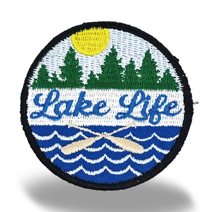 Lake Life Adventure Strygemærke til Broderi for engroshandel hos Northern Icons Creations INC
