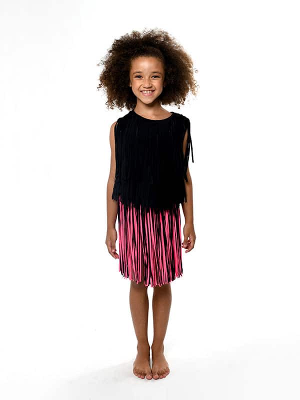 Shake It Rock mit Spitze für Jugendliche, Neonrosa für den Großhandel von Sugar And Bruno