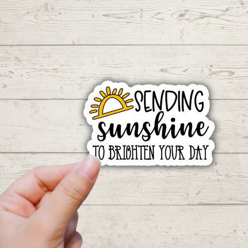Inviare il sole per illuminare la tua giornata Adesivi/Motivazione per la vendita all'ingrosso da parte di Forest Crafts