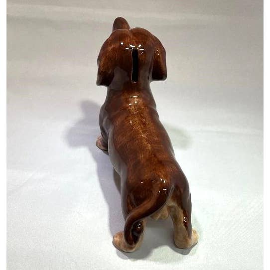 Sea Island Imports, Inc. – wholesale Money/piggy bank – Bank, Dachshund Red3