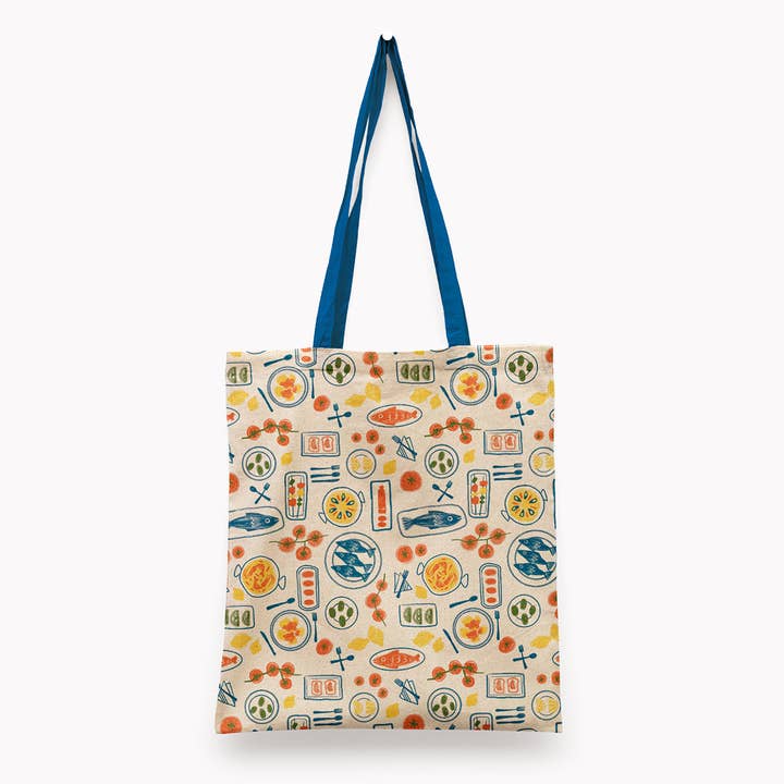 Tapas Sketch Tote Bag for wholesale by DesignPlace