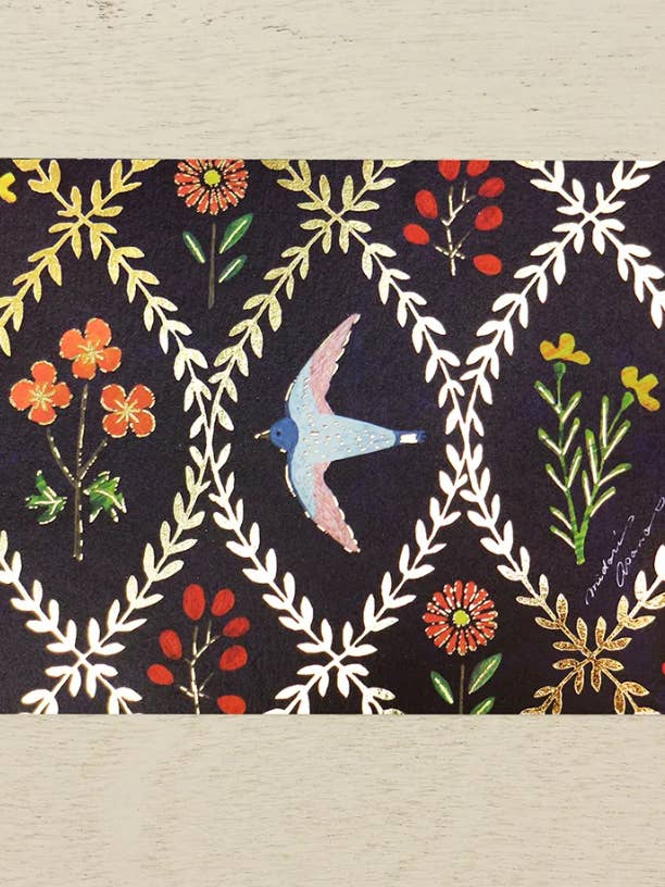 Cartolina in lamina di Midori Asano per la vendita all'ingrosso da parte di 「FUNJI」In Japan