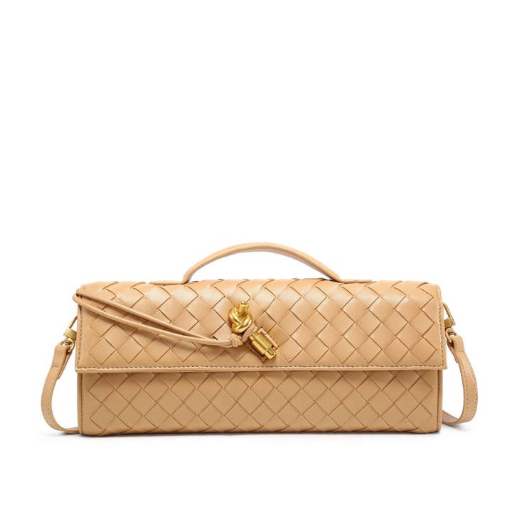 Little Trendy - Vente Pochette – femme - Pochette en cuir tissé Pochettes de créateur pour femmes9