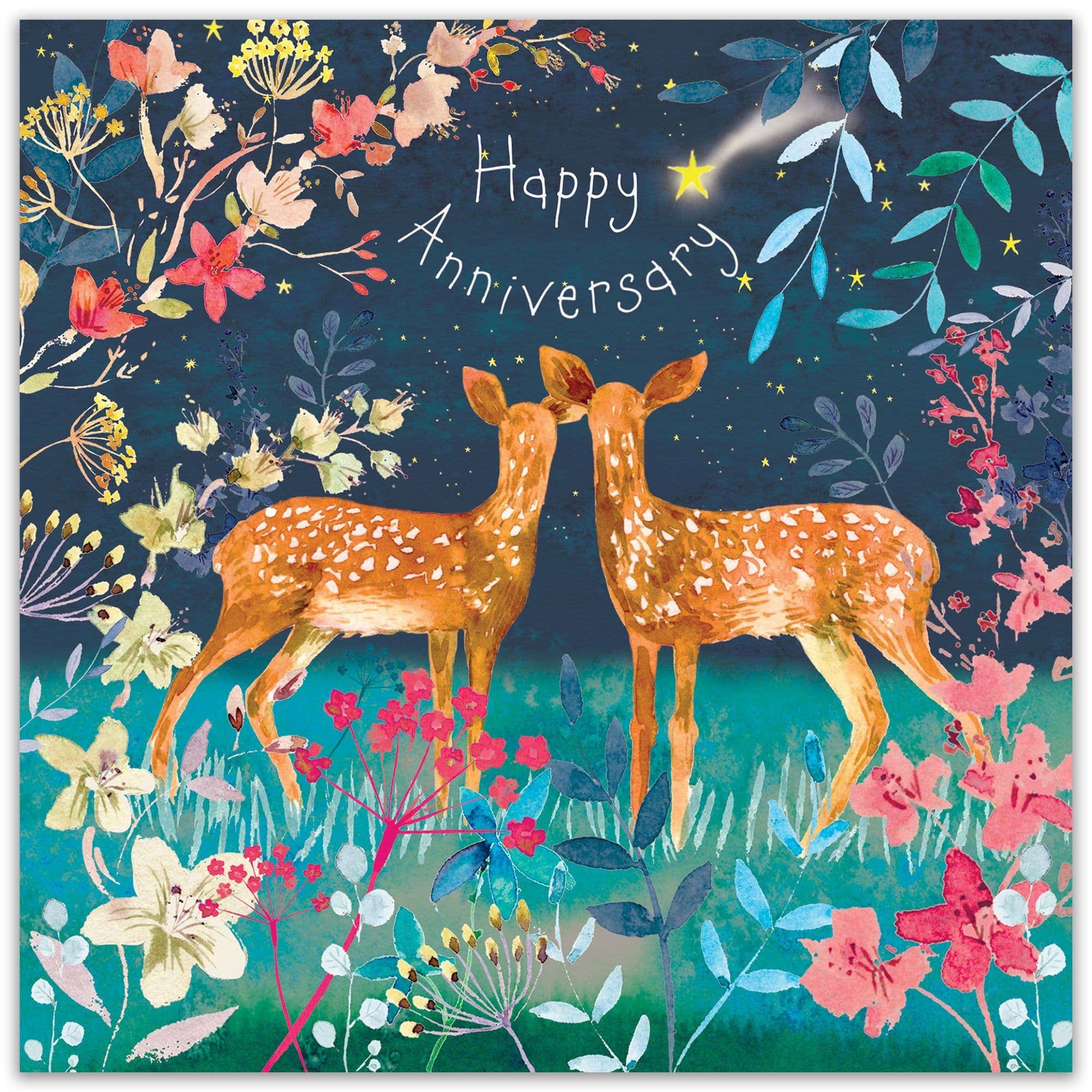 Twizler Ltd - Wholesale Anniversary Card - Happy Anniversary Card with Deer1