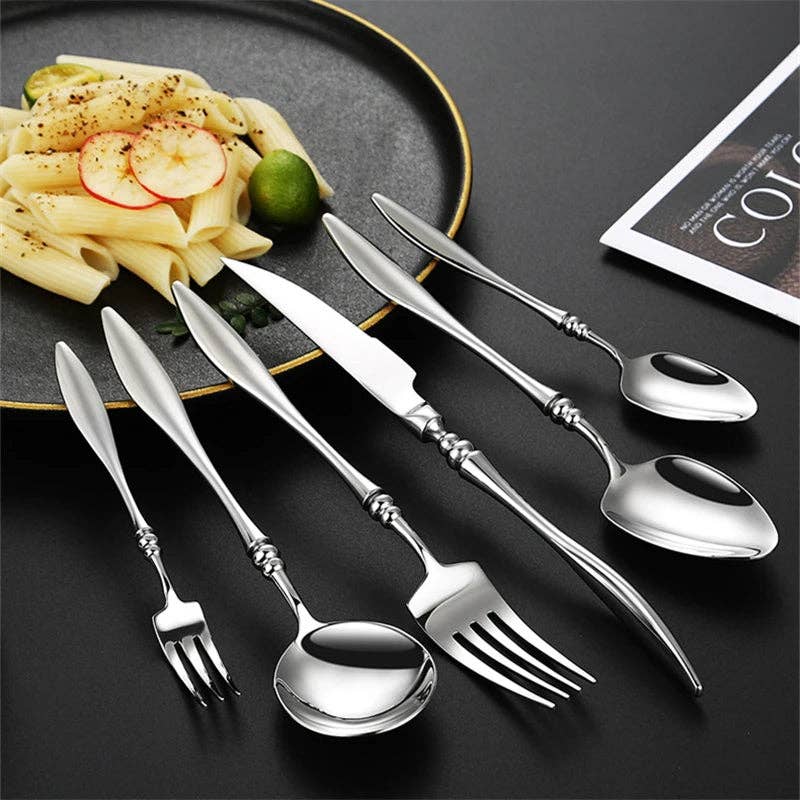 Kiyo Home - Wholesale Assorted Cutlery Set - French Stainless Steel Cutlery | Stainless Silverware Set5