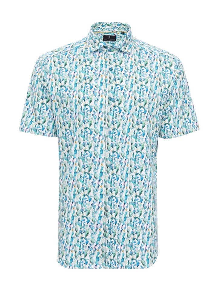 Camisa de Manga Corta con Cactus para venta al por mayor de Luchiano Visconti