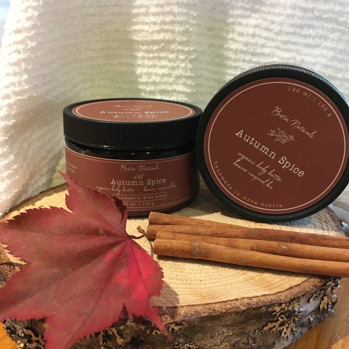 Autumn Spice Organic Body Butter for wholesale by Breton Naturals