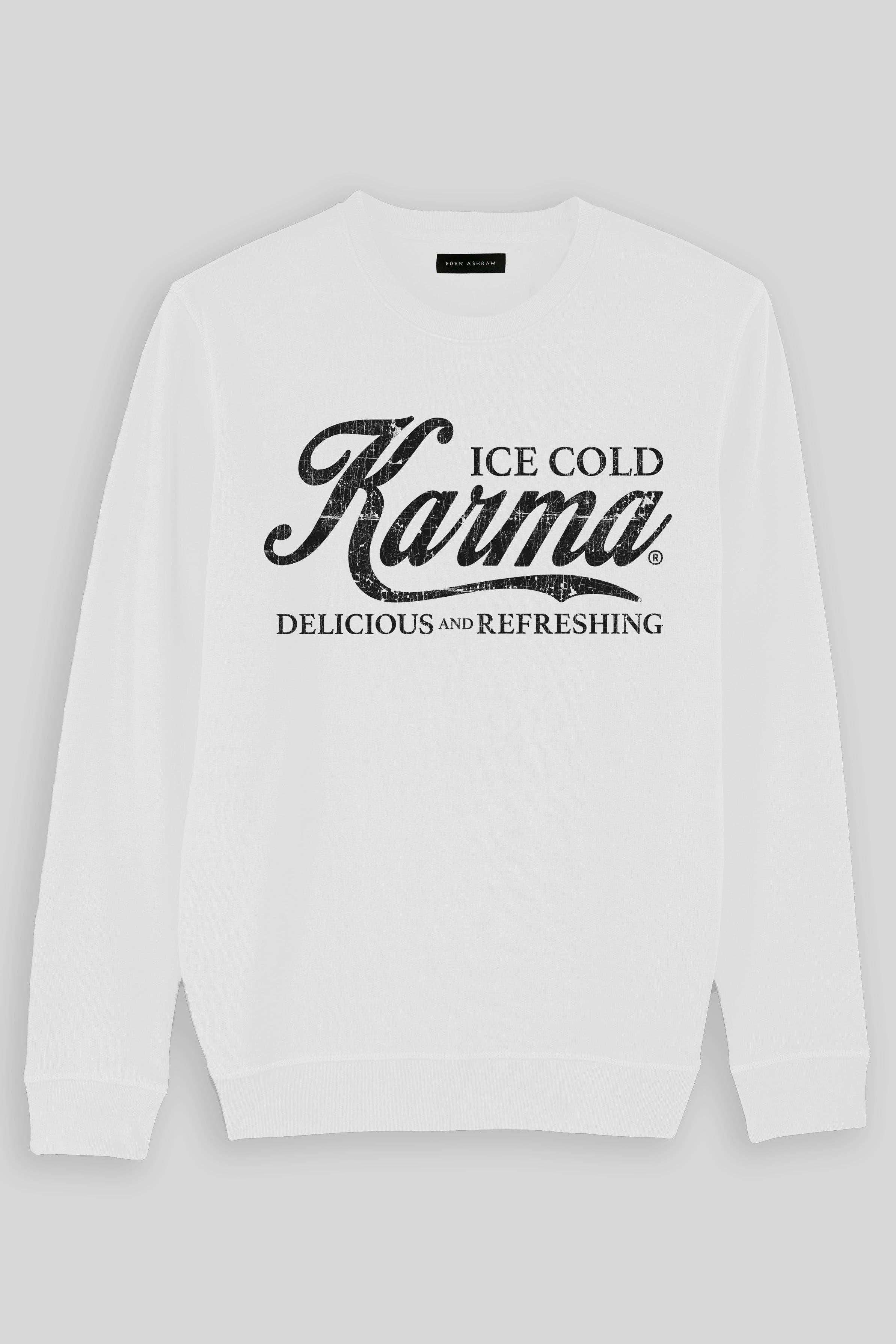 Eden Ashram - Wholesale Graphic Sweatshirt - Women's - Ice Cold Karma Premium Crew Neck Sweatshirt3