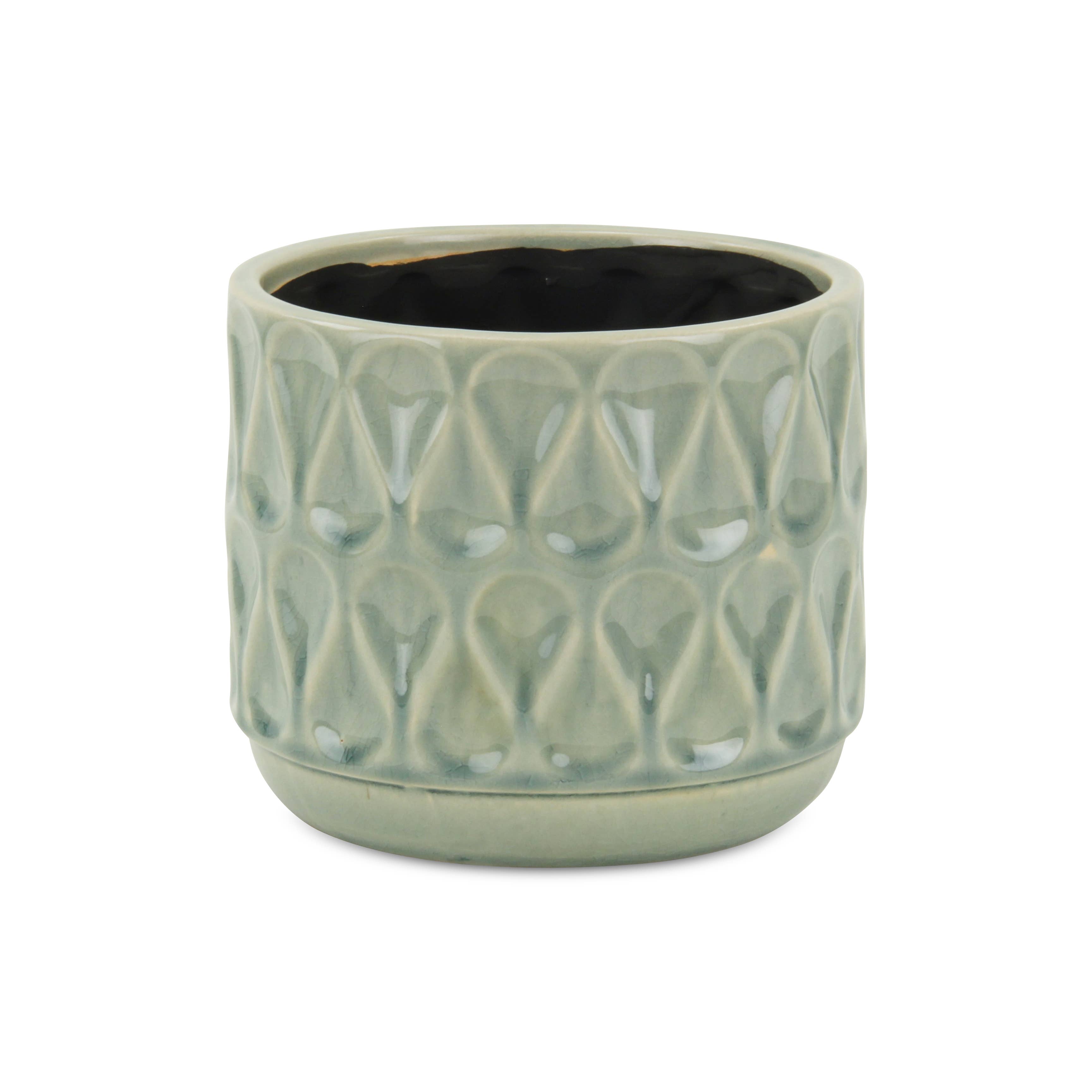 Cheungs Home Decor - Vendita all'ingrosso Vasi per piante - Vaso Lacrima verde a goccia1