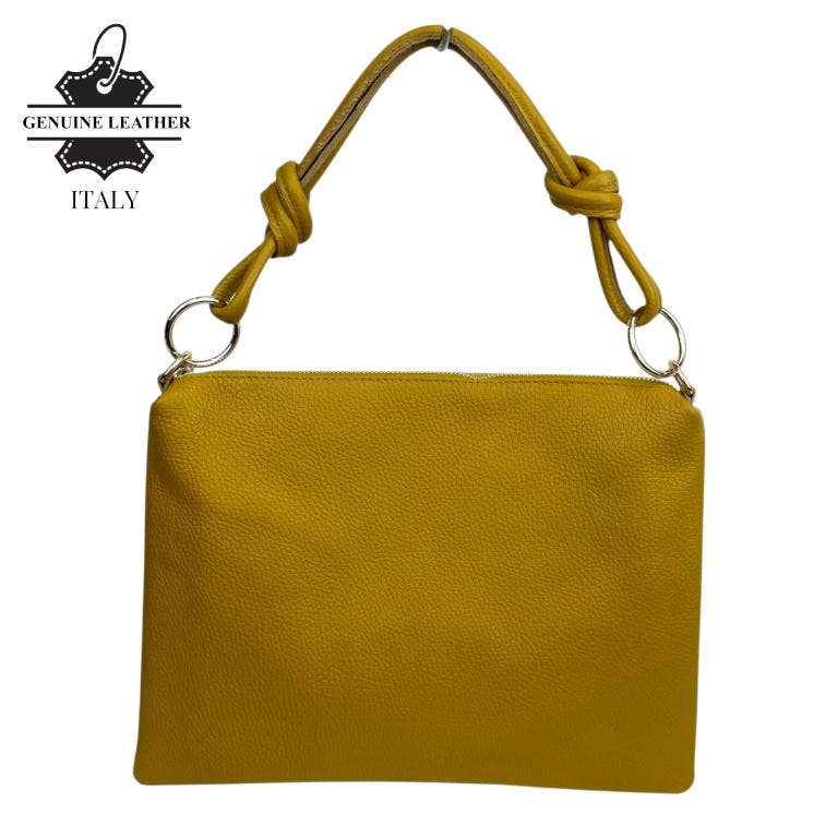 Chenson & Gorett – Großhandel Henkeltasche – Damen – Handtasche aus italienischem Leder mit Reißverschluss Damen 5802511