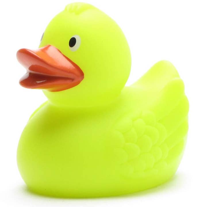 Rubber Pato Mágico Cor UV mudança de cor amarelo para verde - pato de borracha por atacado de Duckshop