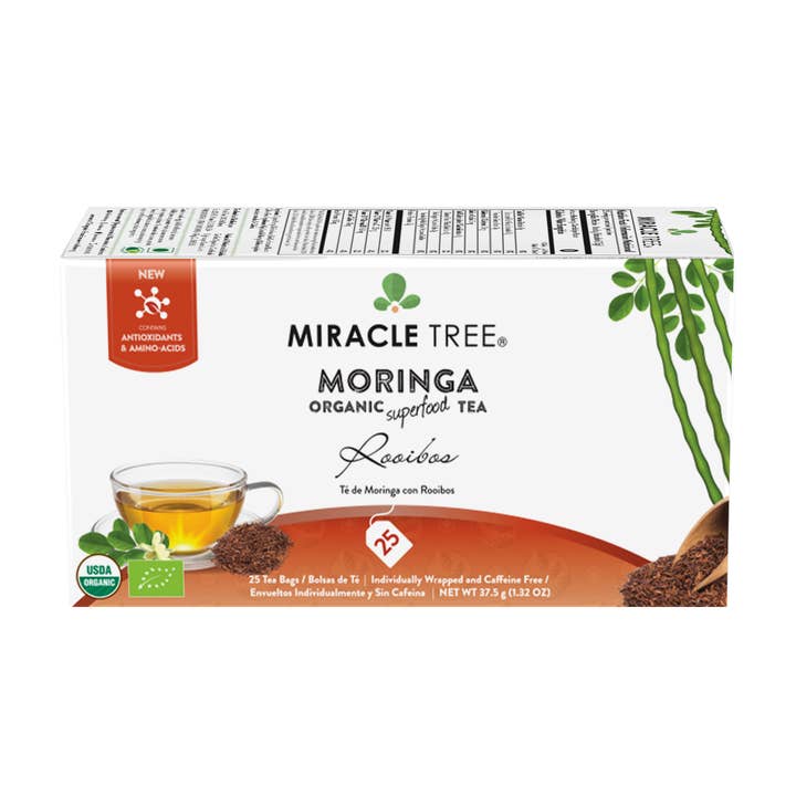 Organic Moringa Tea: Rooibos for wholesale by Miracle Tree