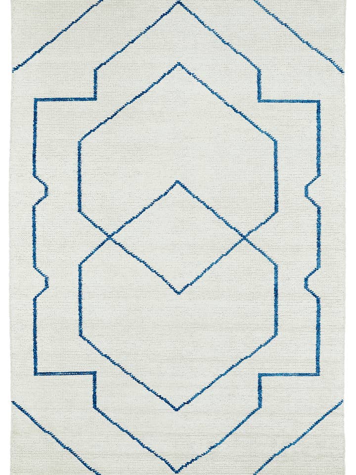 Alfombra rectangular Solitaire Collection, color marfil, de 5 x 7 pies 9 pulgadas para venta al por mayor de contempo fashion