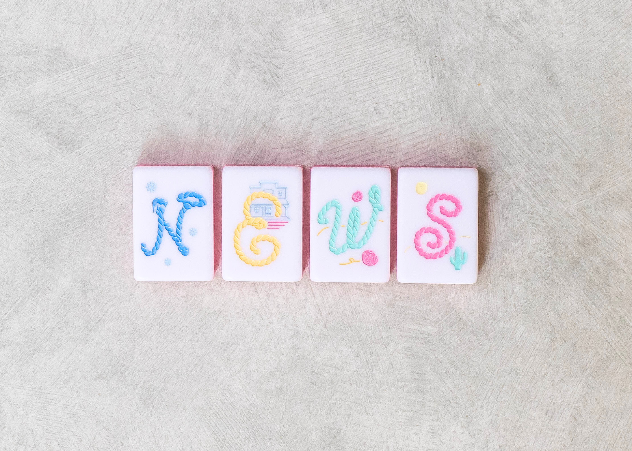 Miss Mahjong - Wholesale Board Game - Miss Cowgirl: Mahjong Tile Set7