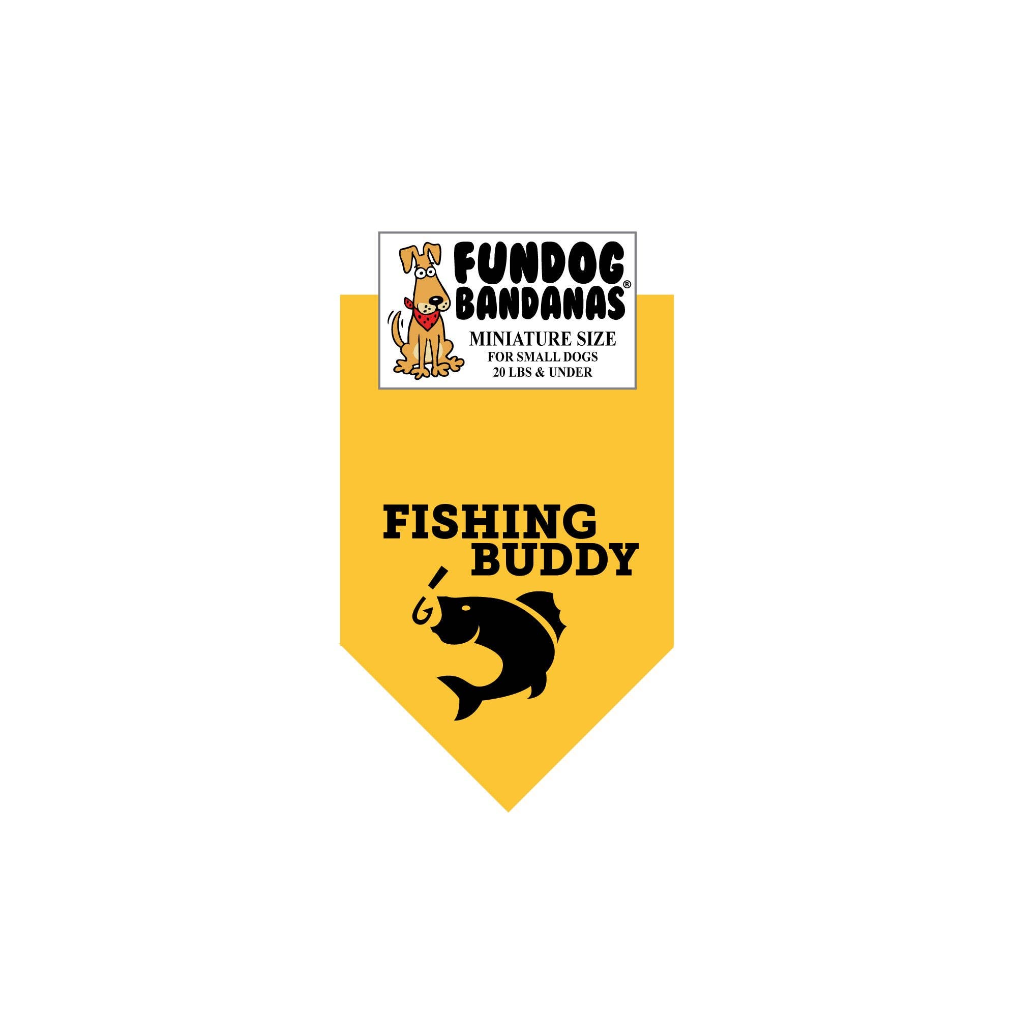 Couleurs assorties Lot de 5 - Bandana Compagnon de Pêche en vente sur Faire8