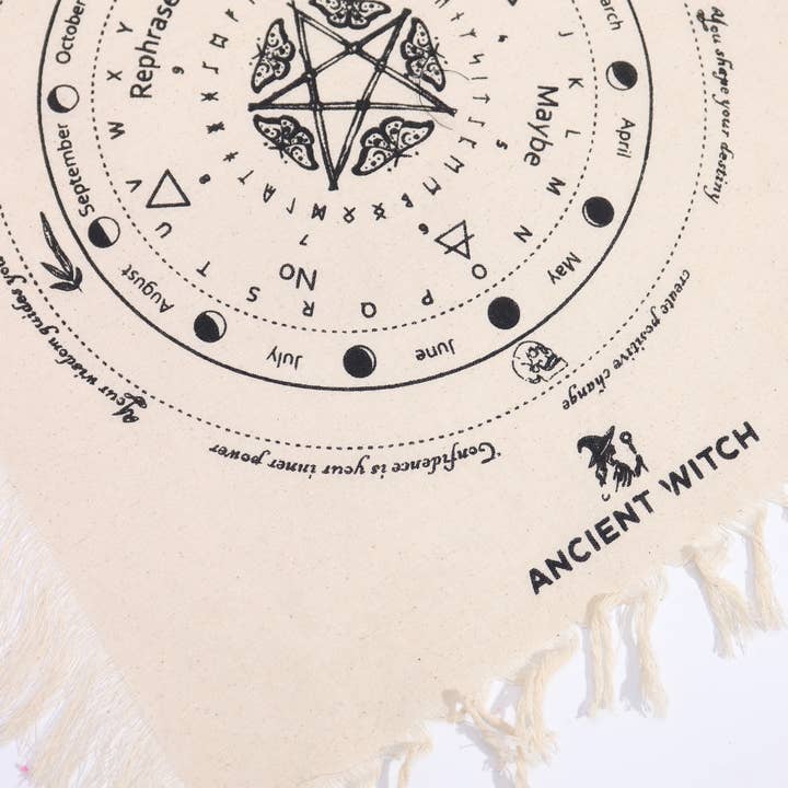 Ancient Wisdom - Wholesale Tablecloth - Ancient Witch Pendulum Divination Cloth8