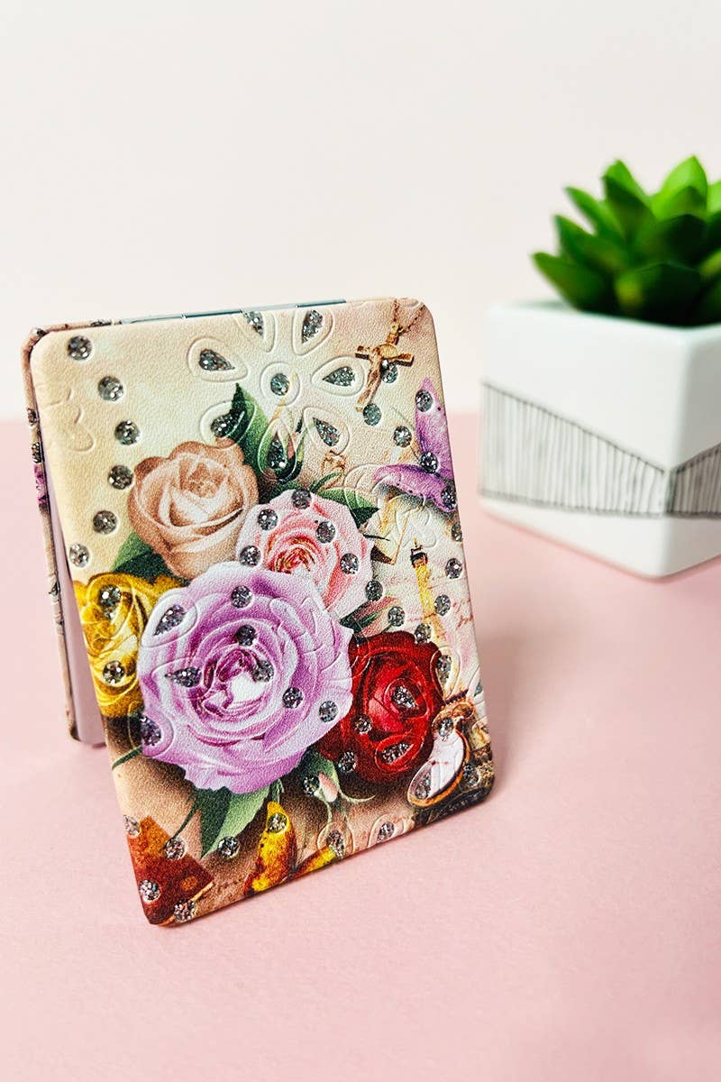 KC Factory - Wholesale Compact Mirror - Mini Cosmetic Folding Mirror 12pcs3