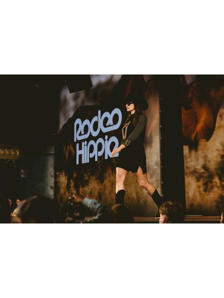 Rodeo Hippie - Wholesale Dress - Women's - MOD HORSE SWEATER DRESS IN BLACK (Pre-pack 2/2/2/1)5