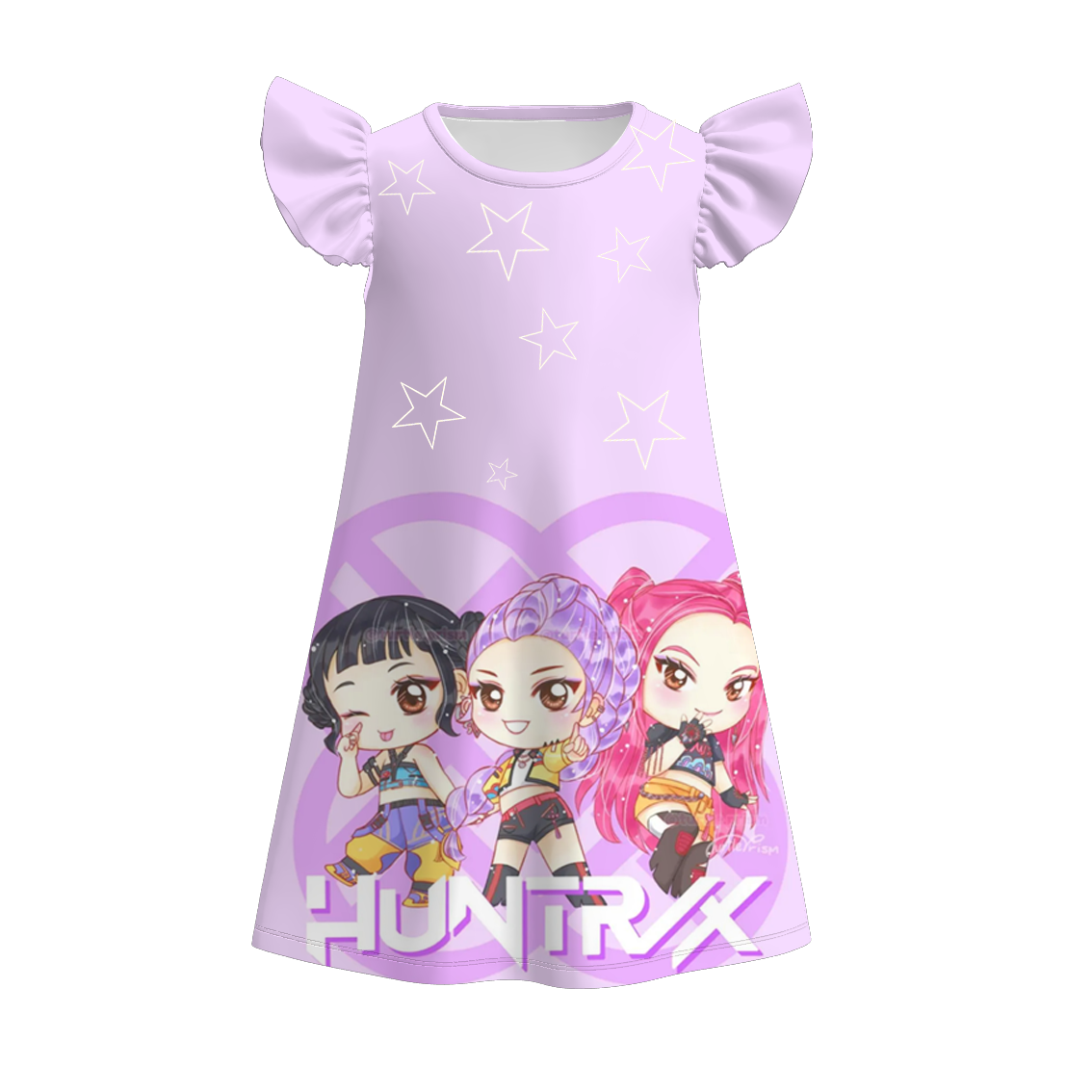 Auraquise - Wholesale Sleepwear Set - Kids - Girls Fall Winter Kpop Demon Hunters Pajamas Dress Collection3