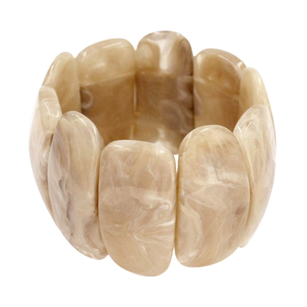 Sensibling Corp. – Pulseira por atacado – Pulseira Larga Marmoreada Esticável em Negrito5