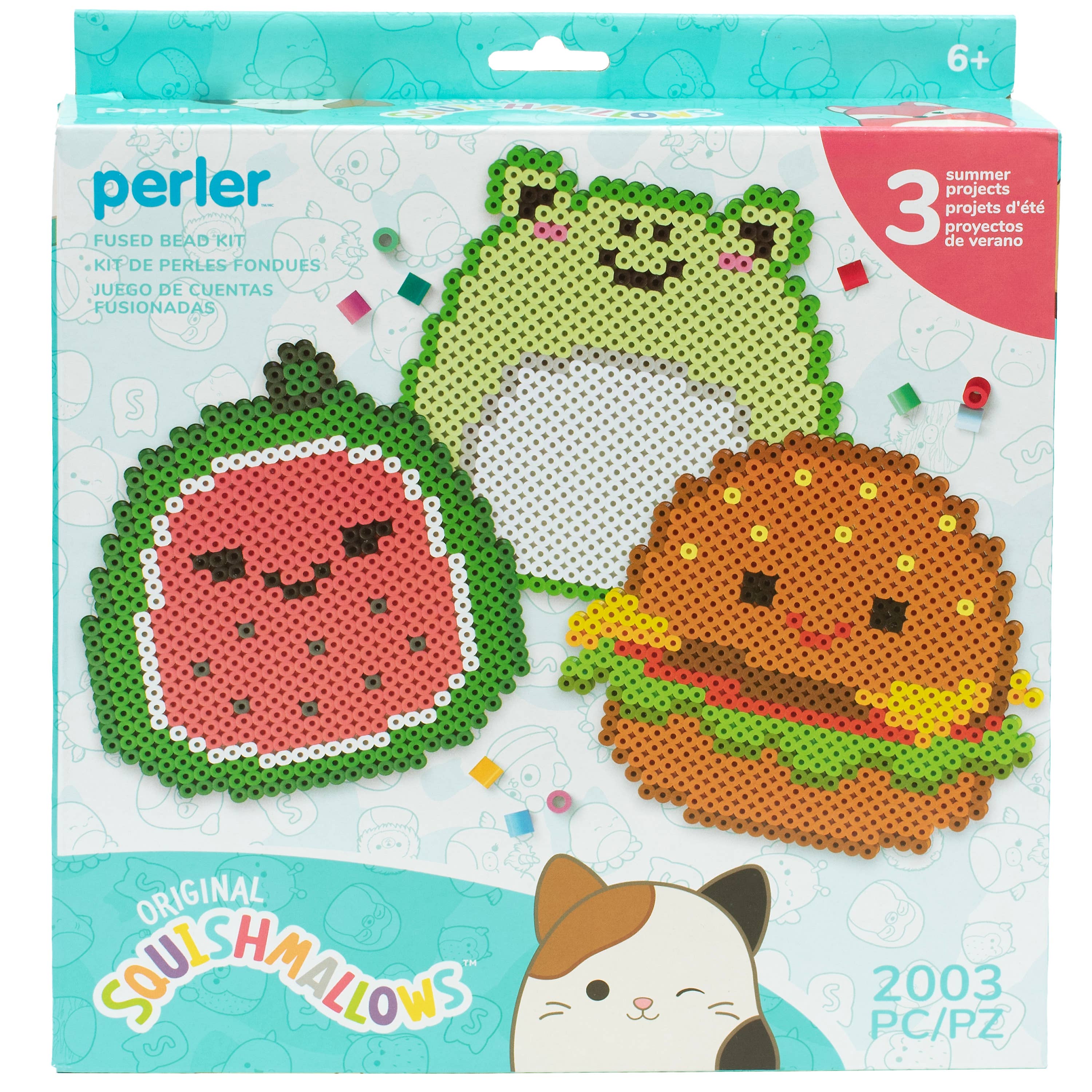Anker Play Products - Wholesale DIY Craft Kit - Kids - Perler Beads Squishmallows Small Frog Kit0
