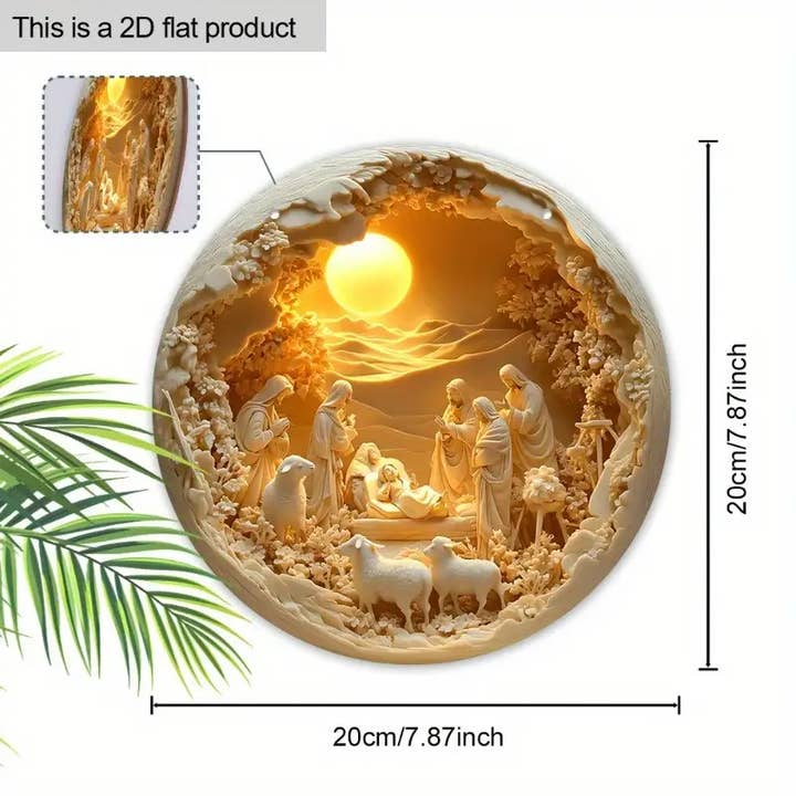 Holiday Farm - Wholesale Decorating Tool - Handmade Nativity Scene Statues – Christmas Table Décor1