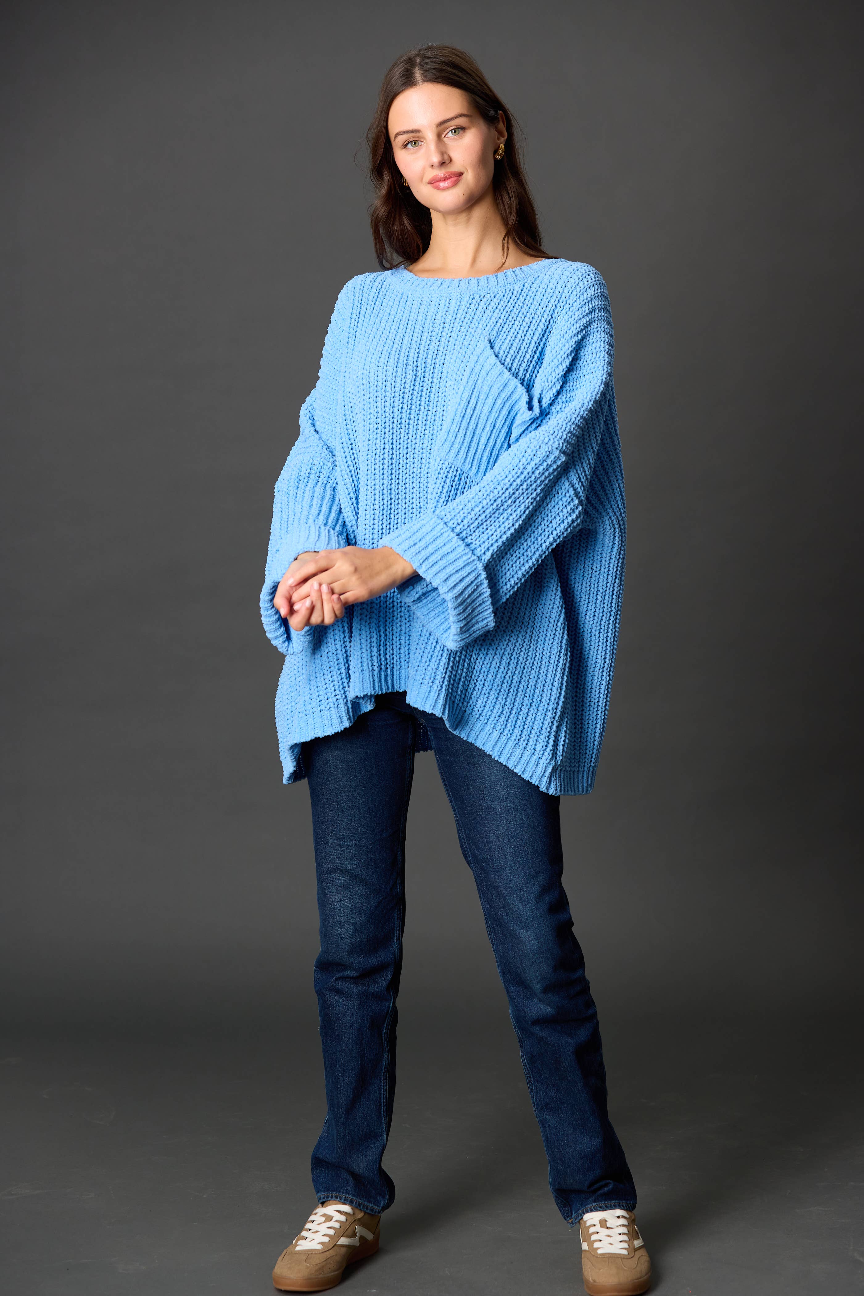 Before You Collection - Vente Pull tunique – femme - Pull oversize en chenille15