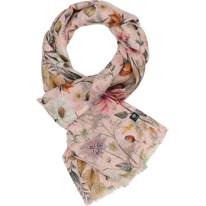 FRAAS - The Scarf Company - Wholesale Scarf - Women's - Vintage Floral Hemp Cotton Scarf4
