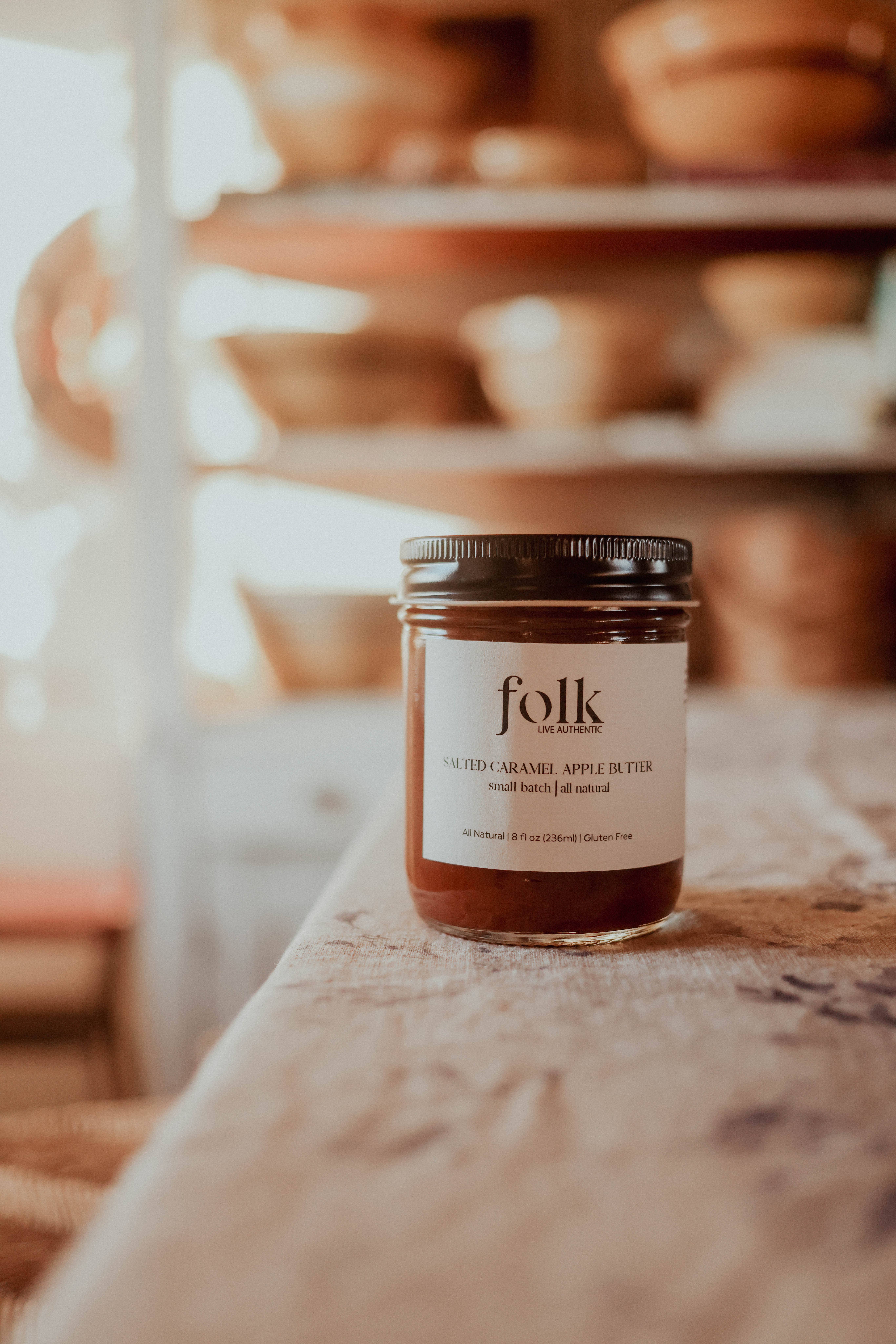 FOLK - Vente Beurre - Beurre de pomme au caramel salé