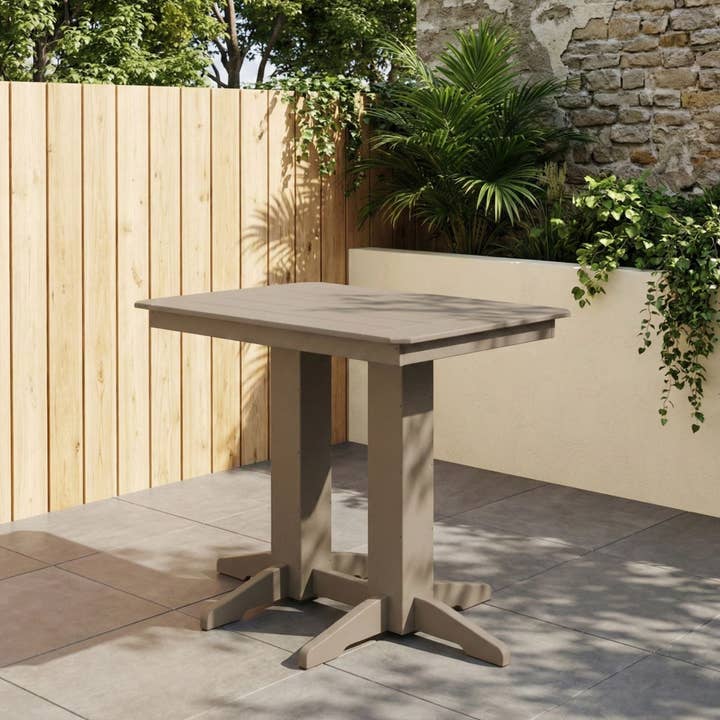 Keystone Amish Co. Bar Height Poly Outdoor Dining Table for wholesale by The Porch Swing Company