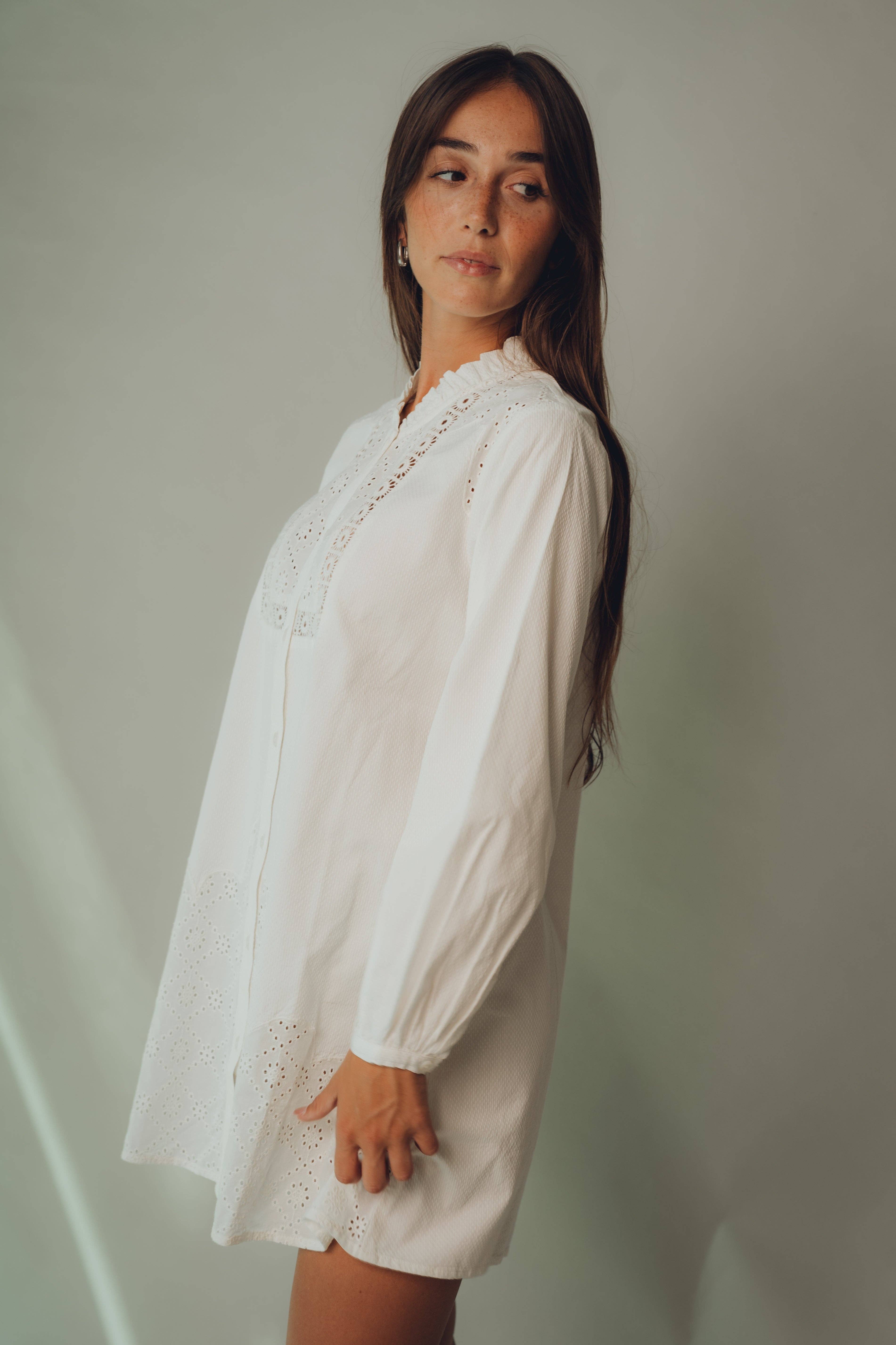 Kapda Casa - Wholesale Dress - Women's - Vestido Corto Clarice - Vestido Corto Bordados1