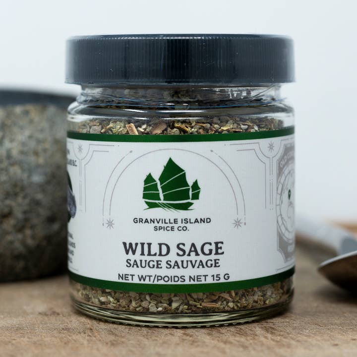 Granville Island Co Wild Sage Dried Spice for wholesale by Granville Island Spice Co