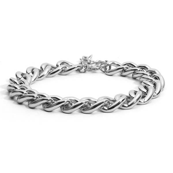 OceanusSwim - Wholesale Link & Chain Necklace - Punk Choker Hip Hop Big Chunky Aluminum Thick Chain Necklace1