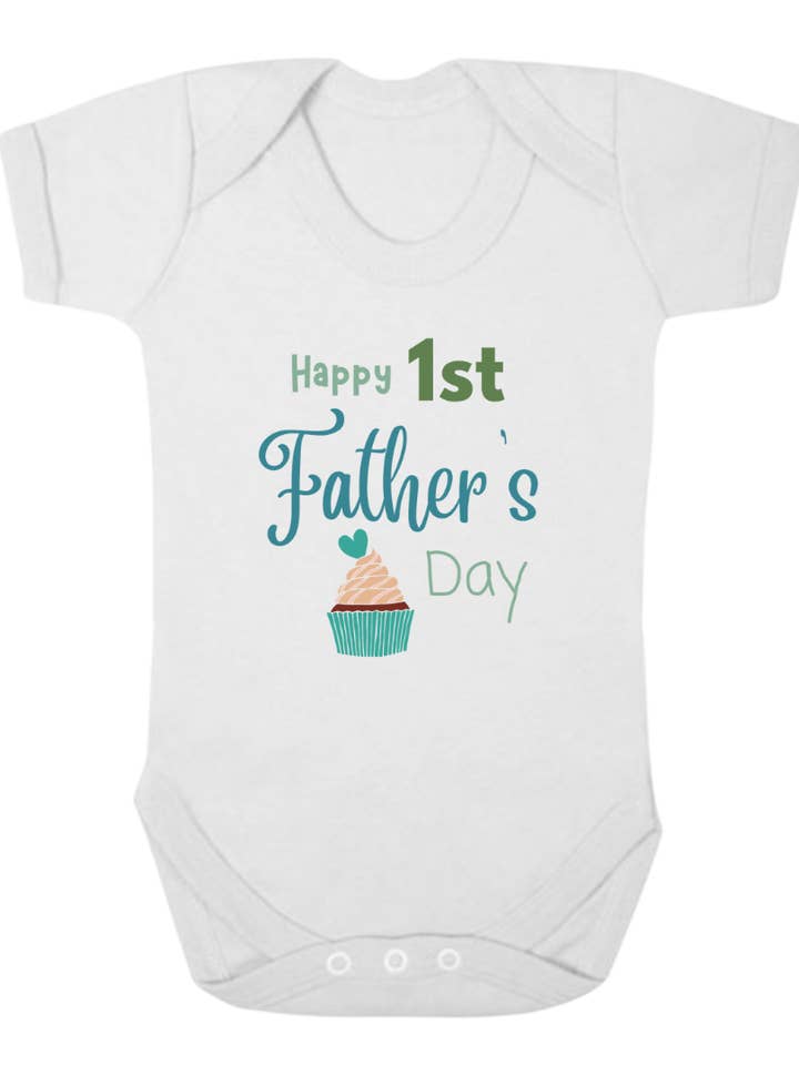 Second Ave - Body per bebè con cupcake per la festa del papà per la vendita all'ingrosso da parte di Second Ave Gift Company