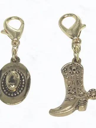 Boot and Hat Multipurpose Charm for wholesale by Suzie Q USA
