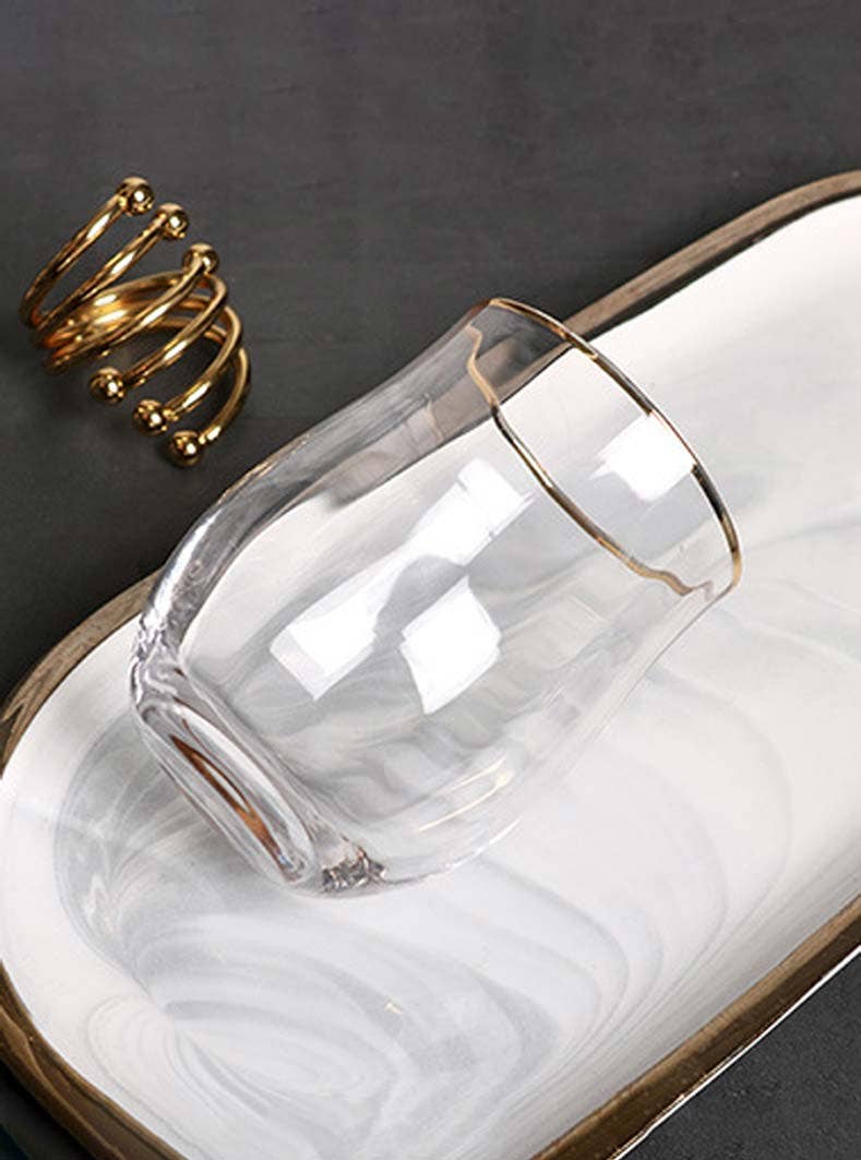 TUTU Home - Wholesale Cocktail/Liquor Glass - “Petal” Coupé Clear Crystal Glass5