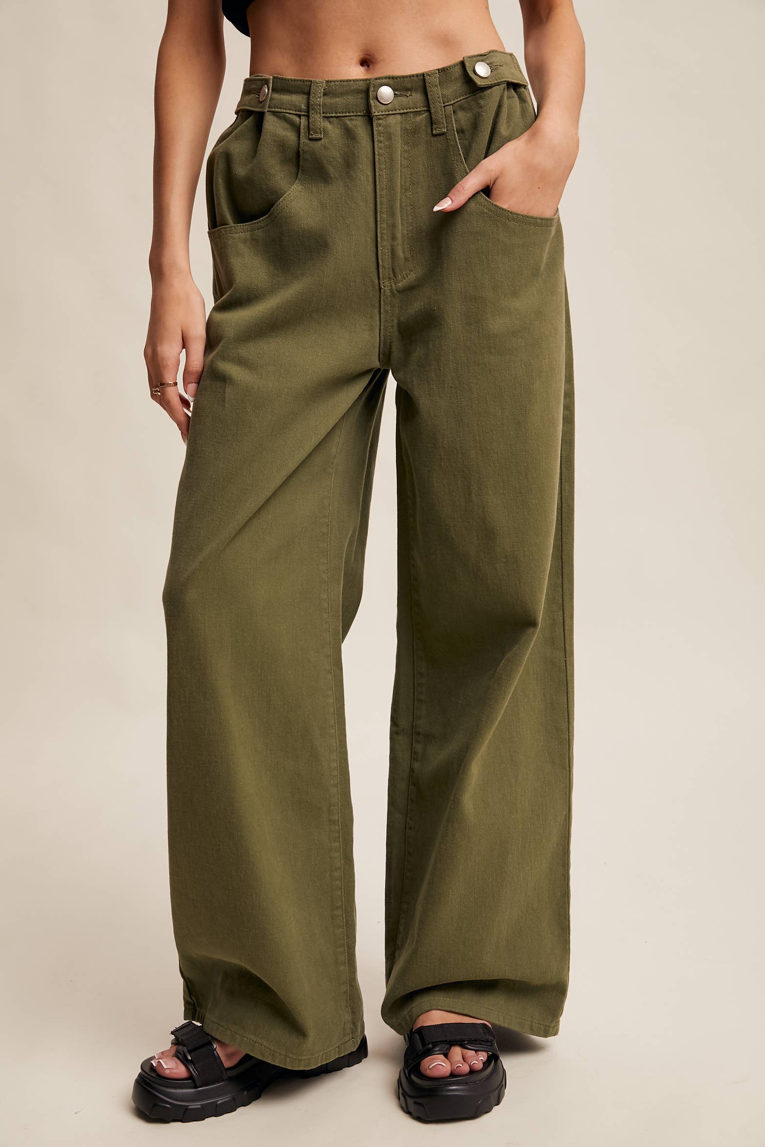 Listicle - Venta al por mayor Vaqueros - Mujer - Pantalones vaqueros de pierna ancha de colores1