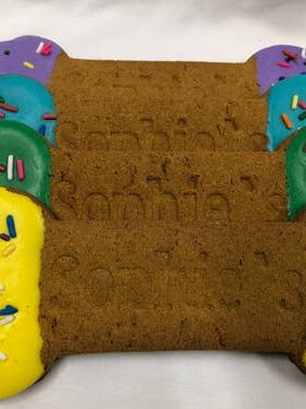 Sophie's 8" Bone - Iced & Baked Treat Natural and Healthy for wholesale by Lynchburger Pet Products