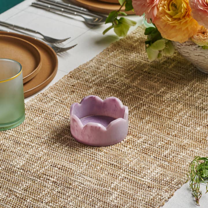 Lainy Home - Wholesale Decorative Plate/Dish/Bowl - Scalloped Resin Dip Bowl 4'' X 1.5''3