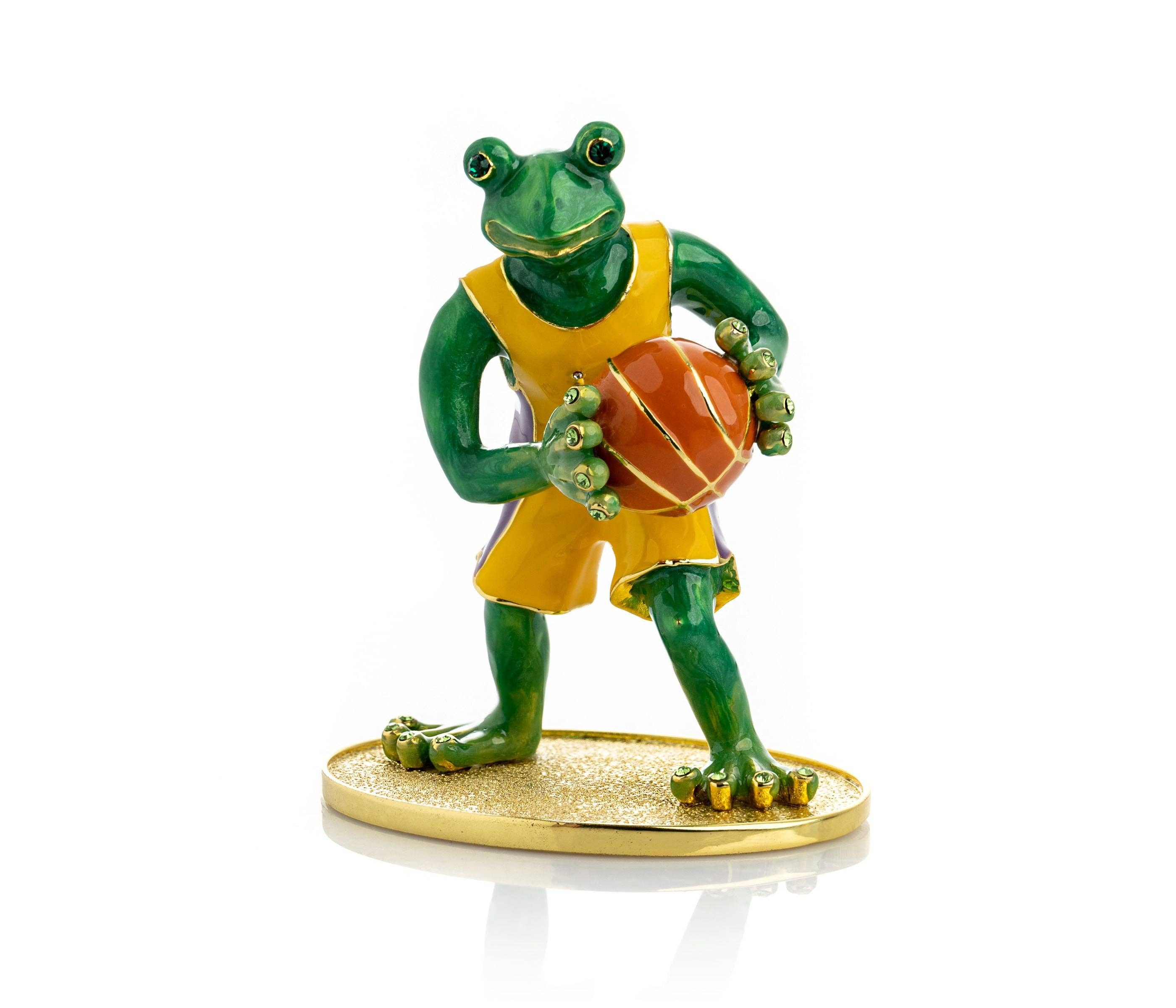 Keren Kopal - Wholesale Decorative Figurine - Frog Playing Basketball0