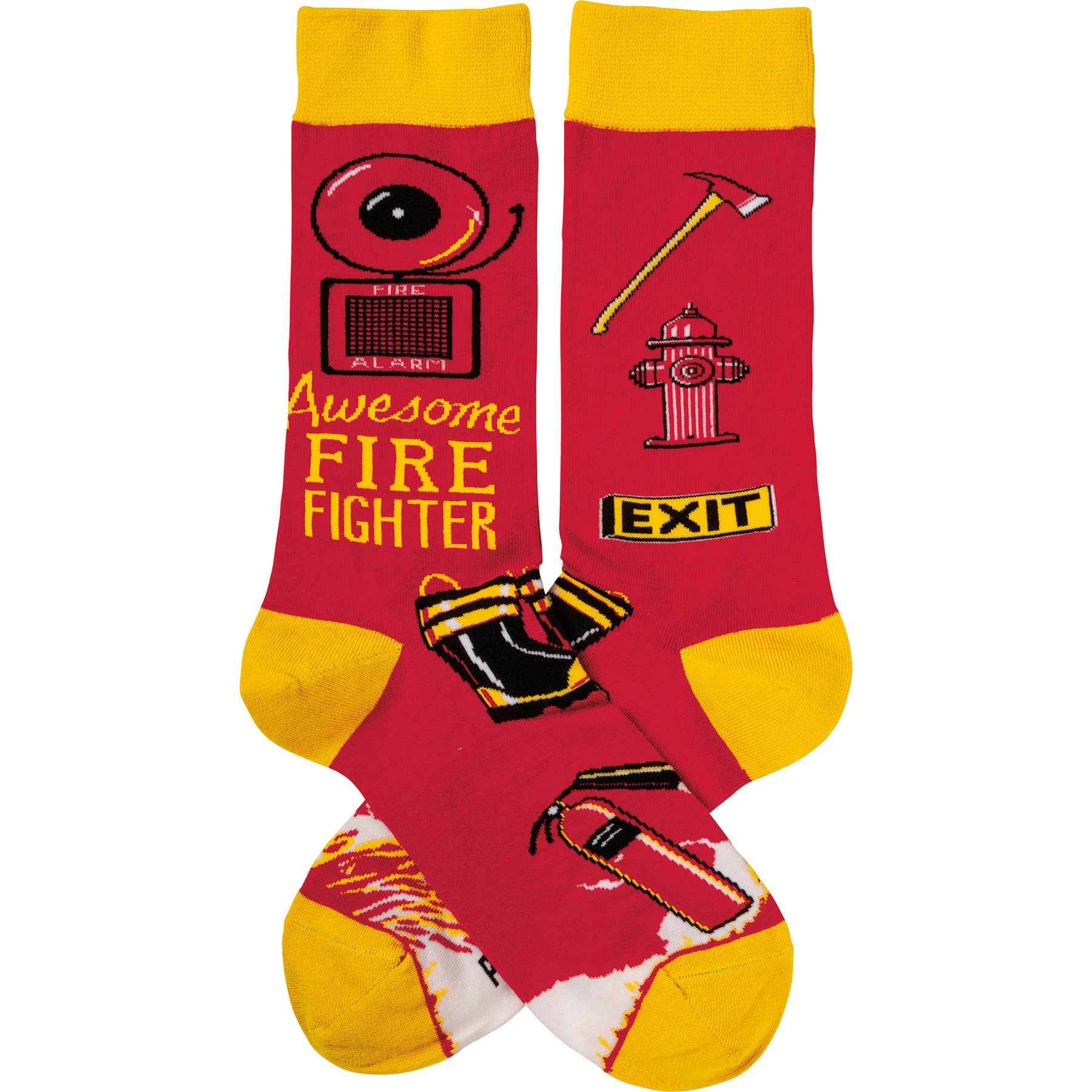 Primitives by Kathy - Wholesale Socks - Unisex - Awesome Fire Fighter Socks2