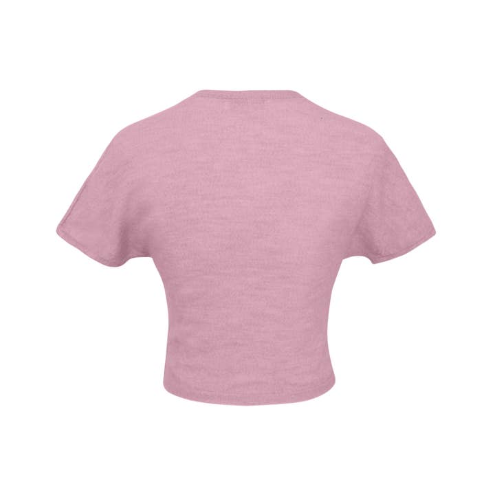 Maison Mikumo - Wholesale T-Shirt - Women's - Mika Merino Cropped Tee - Sakura2